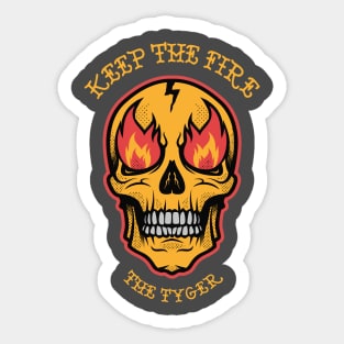 Keep The Fire Sticker